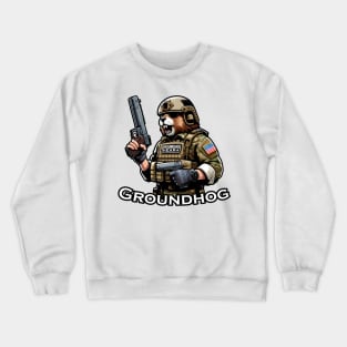 Tactical Groundhog Crewneck Sweatshirt